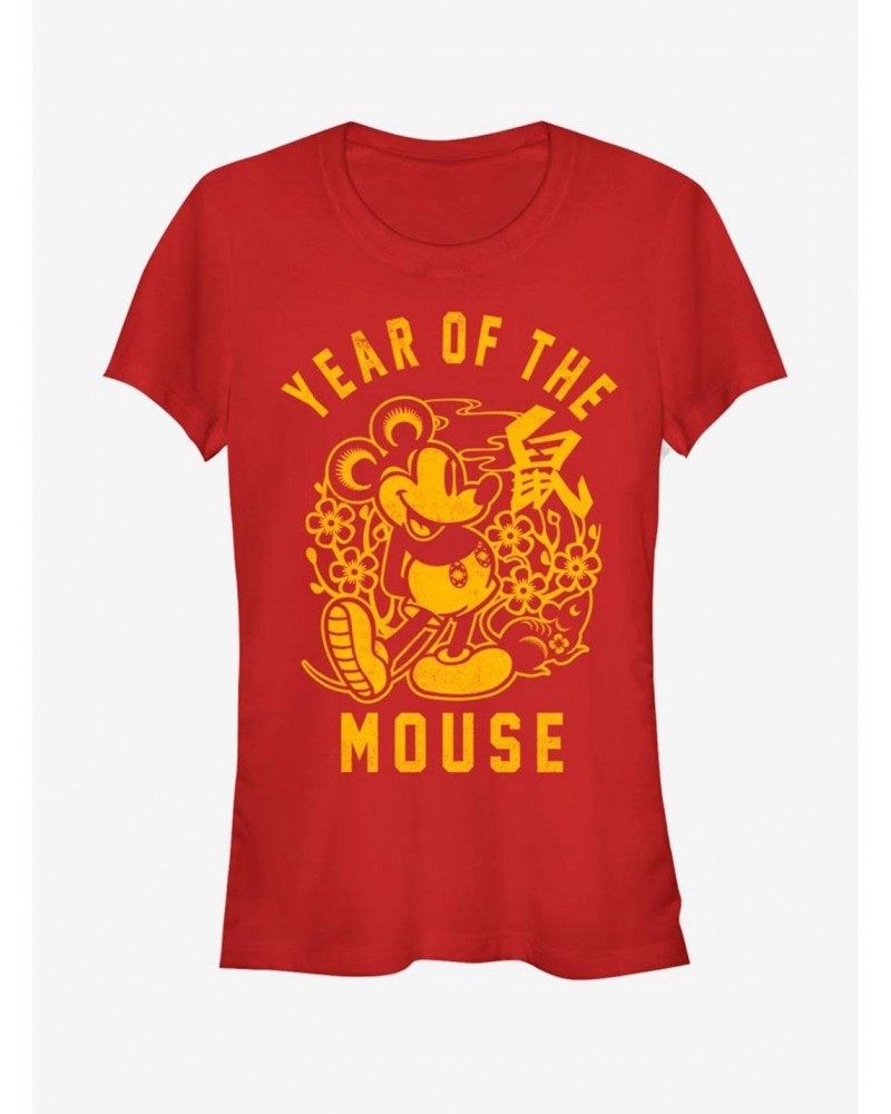 Disney Mickey Mouse Year Of The Mouse Girls T-Shirt $11.45 T-Shirts