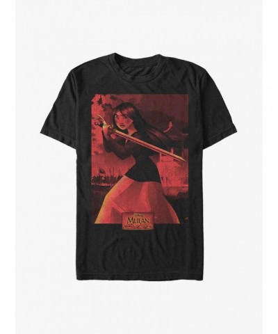 Disney Mulan Warrior Poster T-Shirt $10.99 T-Shirts