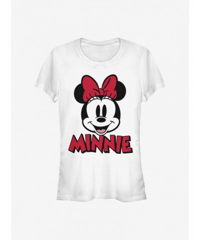 Disney Minnie Mouse Minnie Chenille Patch Girls T-Shirt $9.96 T-Shirts