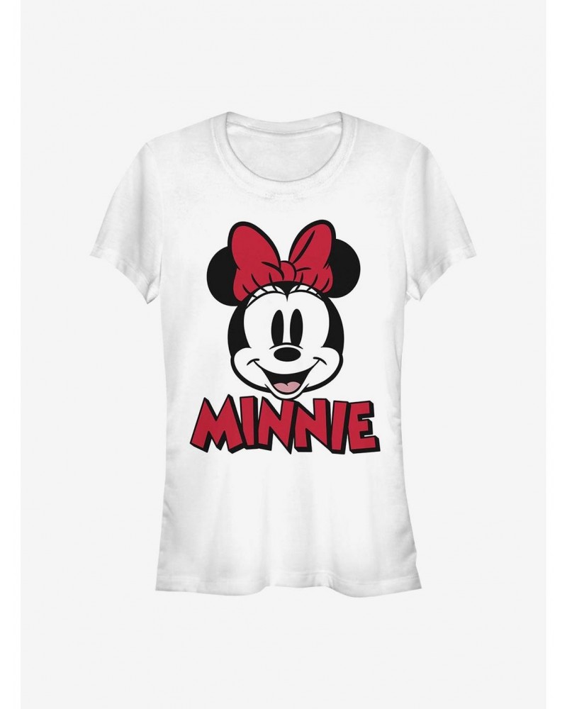 Disney Minnie Mouse Minnie Chenille Patch Girls T-Shirt $9.96 T-Shirts