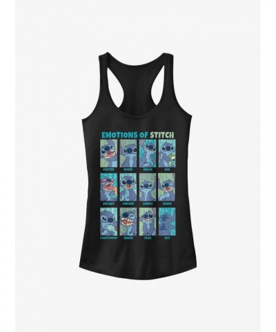 Disney Lilo & Stitch Emotions Of Stitch Girls Tank $11.21 Tanks