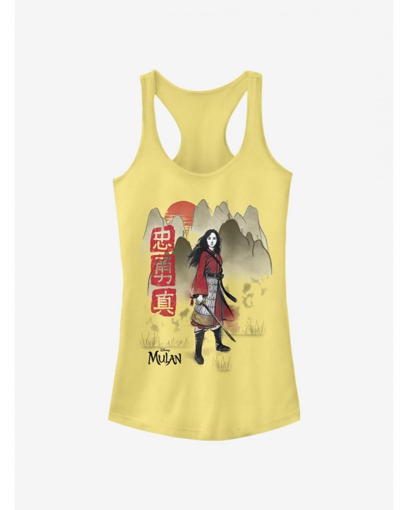 Disney Mulan Loyal Brave True Girls Tank $8.22 Tanks