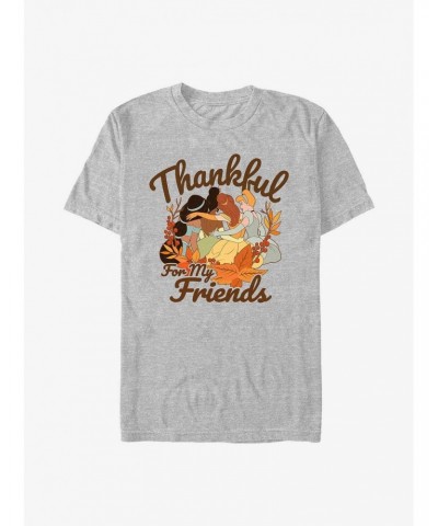 Disney Princesses Thankful For Friends T-Shirt $8.84 T-Shirts