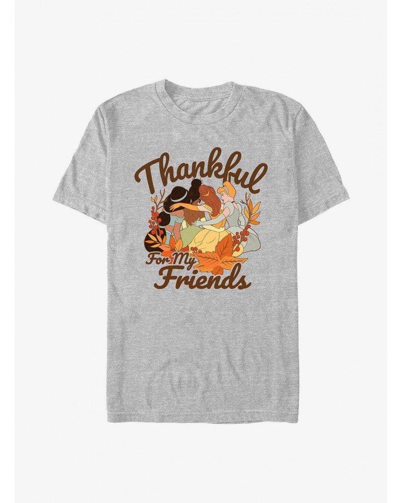 Disney Princesses Thankful For Friends T-Shirt $8.84 T-Shirts