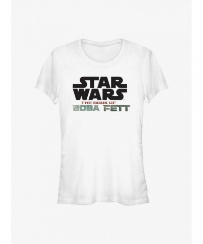 Star Wars The Book Of Boba Fett Star Wars Fett Logo Girls T-Shirt $9.96 T-Shirts