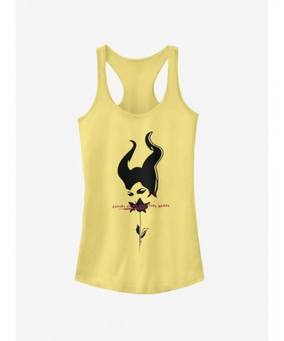 Disney Maleficent: Mistress Of Evil Black Rose Girls Tank $9.71 Tanks