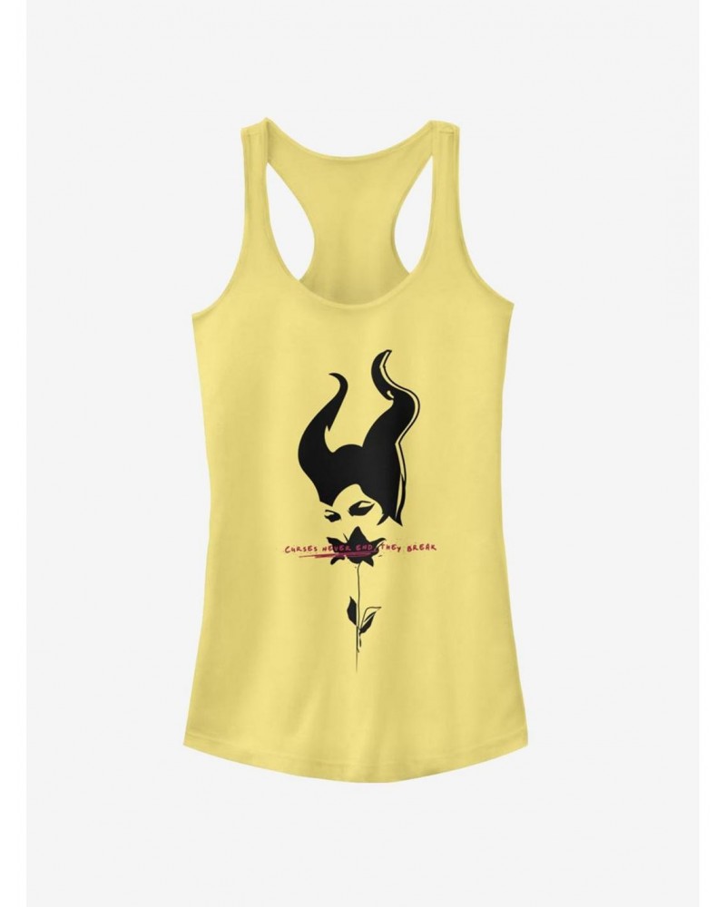 Disney Maleficent: Mistress Of Evil Black Rose Girls Tank $9.71 Tanks