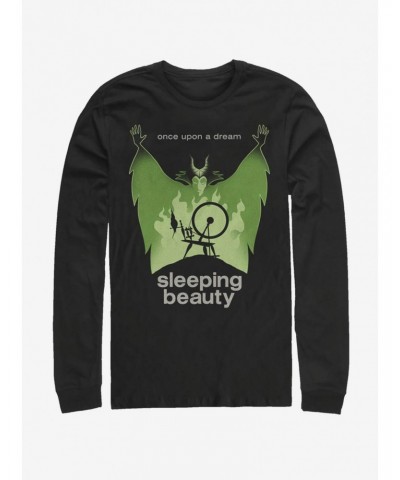 Disney Sleeping Beauty Spinning Wheel Long-Sleeve T-Shirt $12.17 T-Shirts