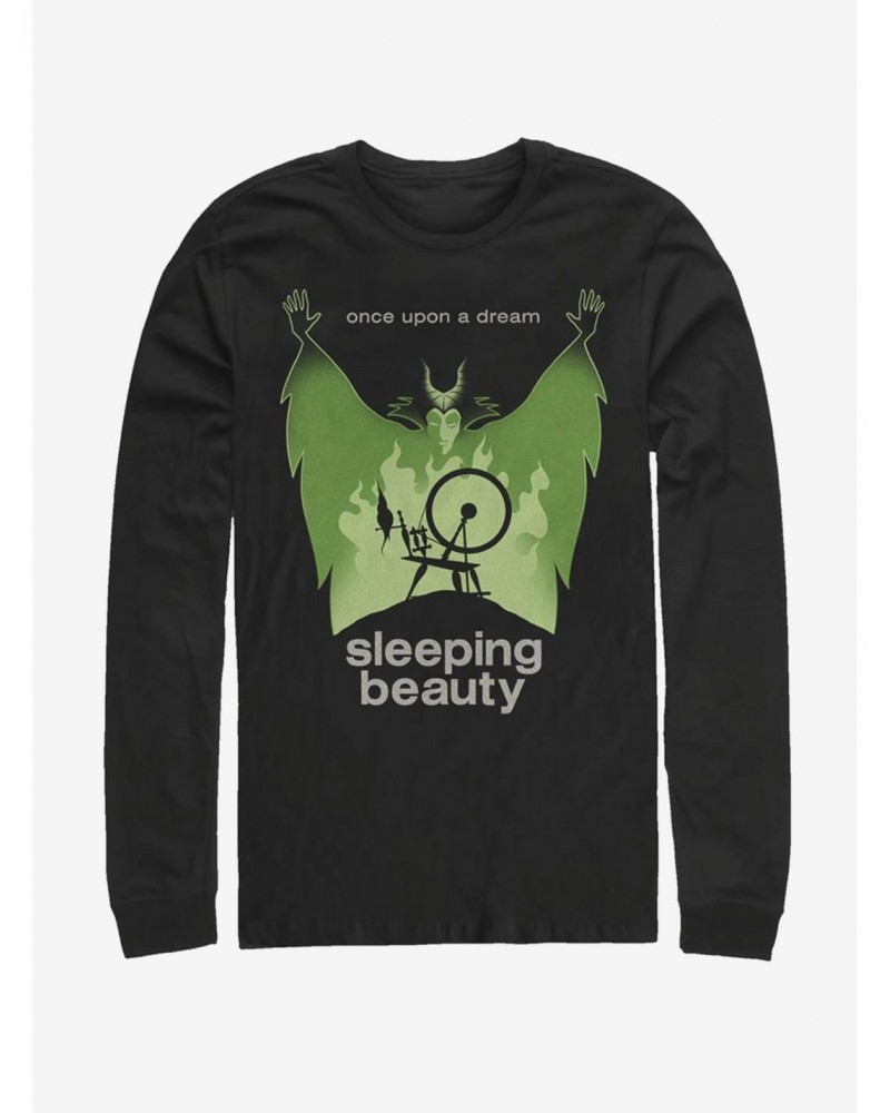 Disney Sleeping Beauty Spinning Wheel Long-Sleeve T-Shirt $12.17 T-Shirts