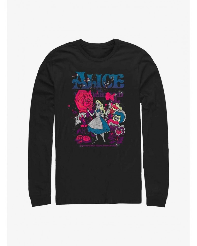 Disney Alice in Wonderland Technicolor Wonderland Long-Sleeve T-Shirt $10.20 T-Shirts