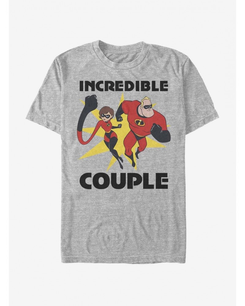 Disney Pixar The Incredibles Incredible Couple T-Shirt $11.47 T-Shirts