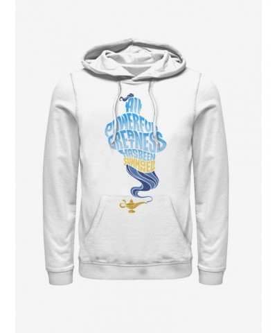 Disney Aladdin 2019 All Powerful Genie Hoodie $15.72 Hoodies