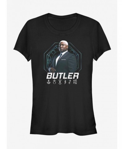 Disney Artemis Fowl Butler Hero Shot Girls T-Shirt $7.47 T-Shirts