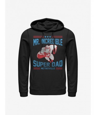 Disney Pixar The Incredibles Athletic Super Dad Hoodie $16.16 Hoodies