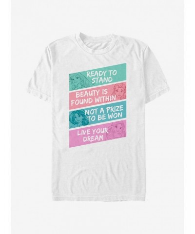 Disney Princesses Motivational Princess T-Shirt $7.17 T-Shirts