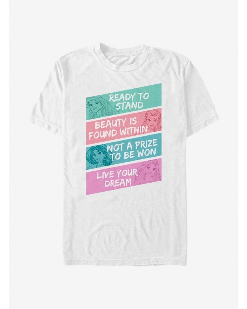 Disney Princesses Motivational Princess T-Shirt $7.17 T-Shirts