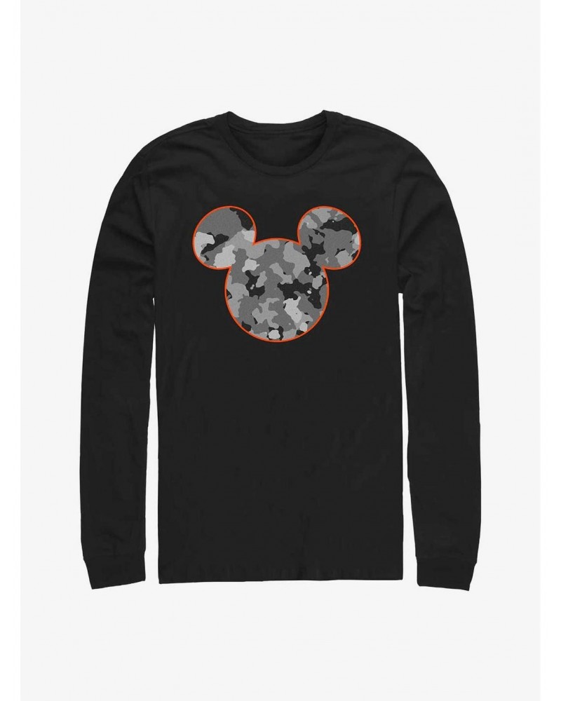 Disney Mickey Mouses Camo Long-Sleeve T-Shirt $13.82 T-Shirts