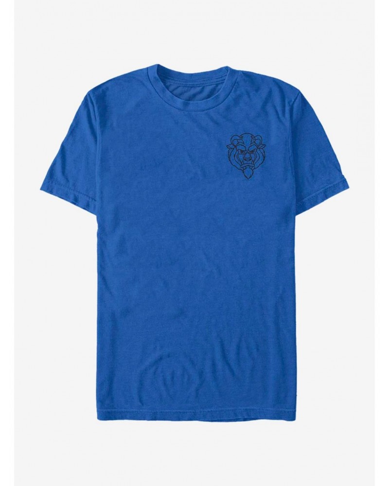 Disney Beauty And The Beast Beast Line T-Shirt $7.89 T-Shirts