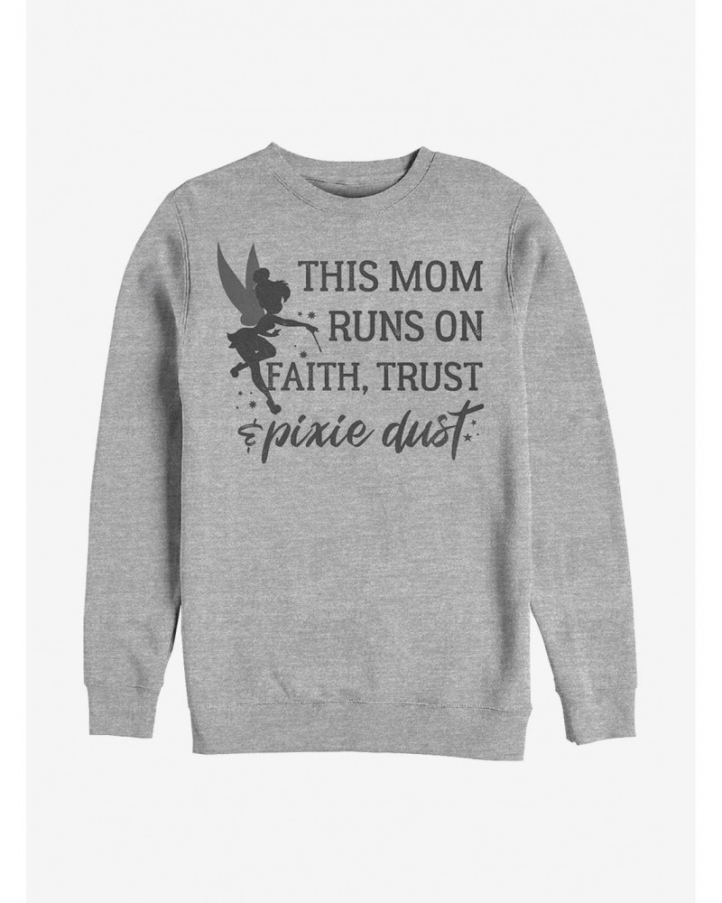 Disney Tink This Mom Runs On Crew Sweatshirt $12.92 Sweatshirts