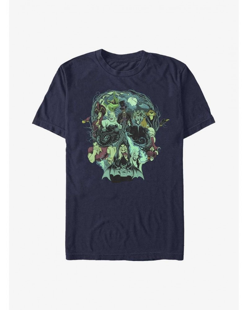 Disney Villains Wicked Things Skull T-Shirt $8.84 T-Shirts