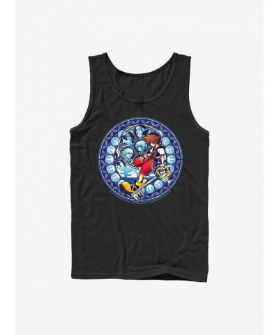 Disney Kingdom Hearts Stained Glass Sora Tank $10.96 Tanks