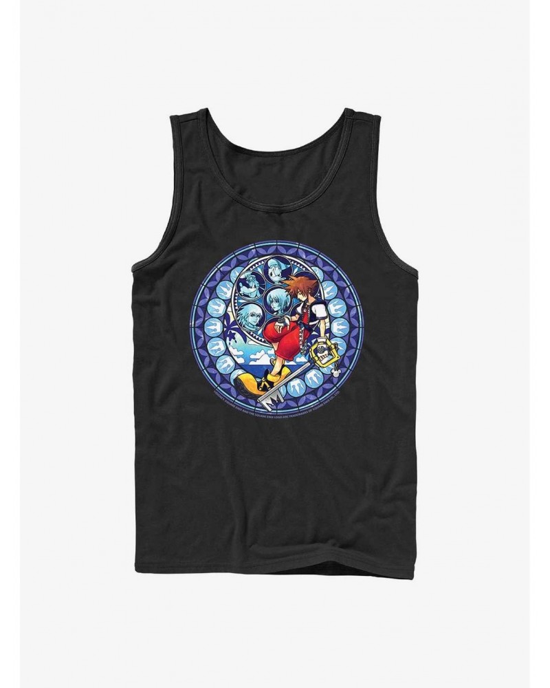 Disney Kingdom Hearts Stained Glass Sora Tank $10.96 Tanks