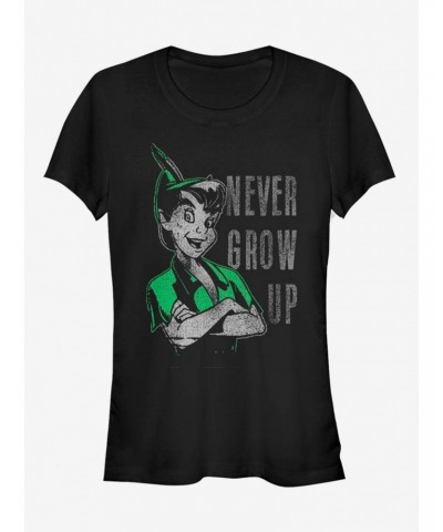 Disney Never Grow Up Girls T-Shirt $9.46 T-Shirts