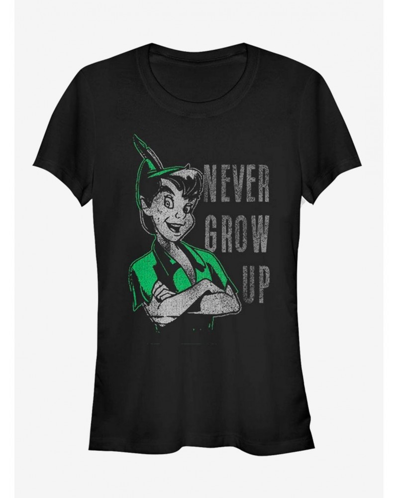 Disney Never Grow Up Girls T-Shirt $9.46 T-Shirts