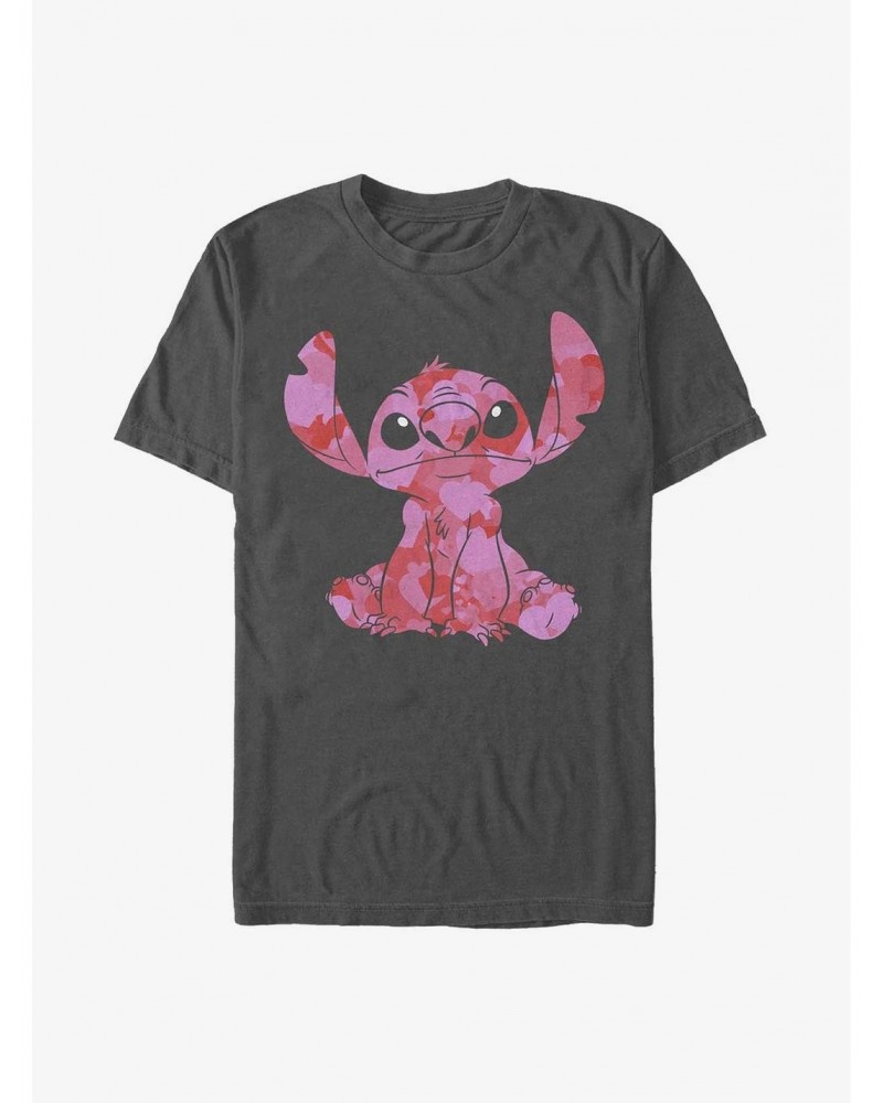 Disney Lilo & Stitch Heart Fill T-Shirt $9.32 T-Shirts