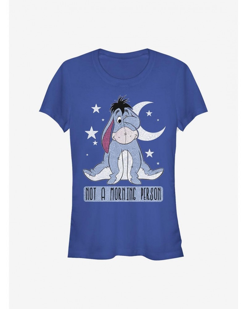 Disney Winnie The Pooh Eeyore Not Morning Girls T-Shirt $9.71 T-Shirts