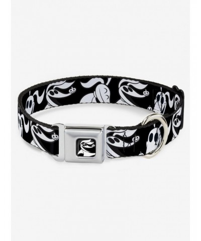 Disney Nightmare Before Christmas Zero Expressions Seatbelt Buckle Dog Collar $8.47 Pet Collars