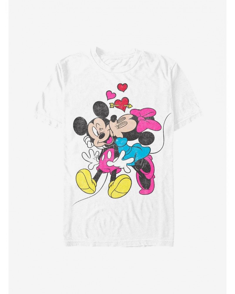 Disney Mickey Mouse Mickey Minnie Love T-Shirt $7.41 T-Shirts