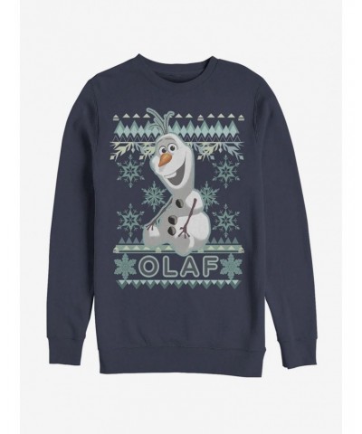 Frozen Ugly Christmas Sweater Olaf Sweatshirt $13.28 Sweatshirts