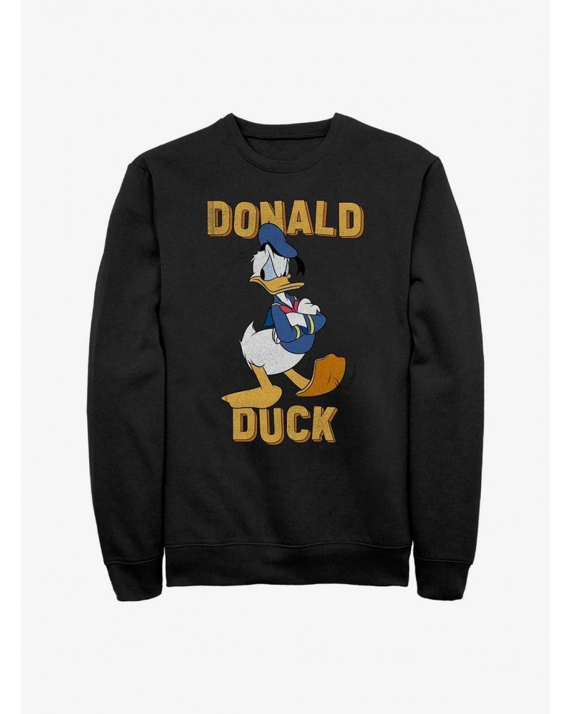 Disney Grumpy Donald Duck Sweatshirt $12.55 Sweatshirts