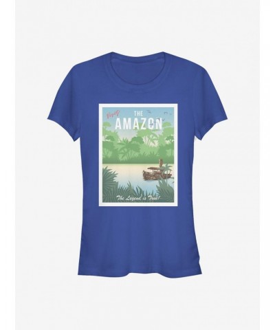 Disney Jungle Cruise Visit The Amazon Girls T-Shirt $12.45 T-Shirts