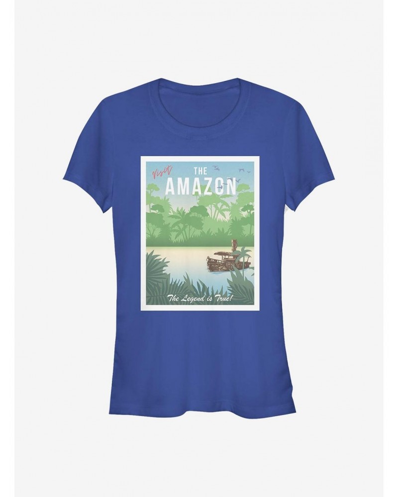 Disney Jungle Cruise Visit The Amazon Girls T-Shirt $12.45 T-Shirts