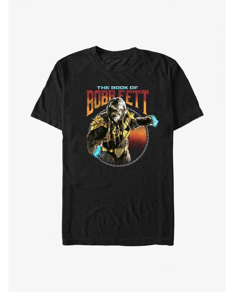 Star Wars The Book Of Boba Fett Black Krrsantan T-Shirt $11.71 T-Shirts