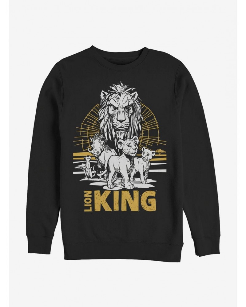 Disney The Lion King 2019 Lion King Group Sweatshirt $11.81 Sweatshirts