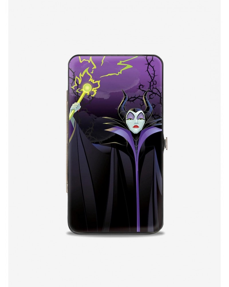 Disney Sleeping Beauty Maleficent Forest of Thorns Hinged Wallet $10.24 Wallets