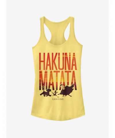 Disney The Lion King Sunset Matata Girls Tank $11.95 Tanks