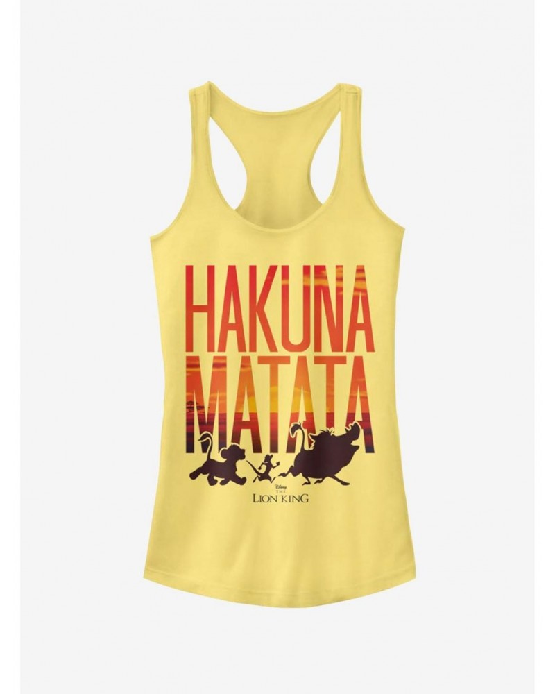 Disney The Lion King Sunset Matata Girls Tank $11.95 Tanks