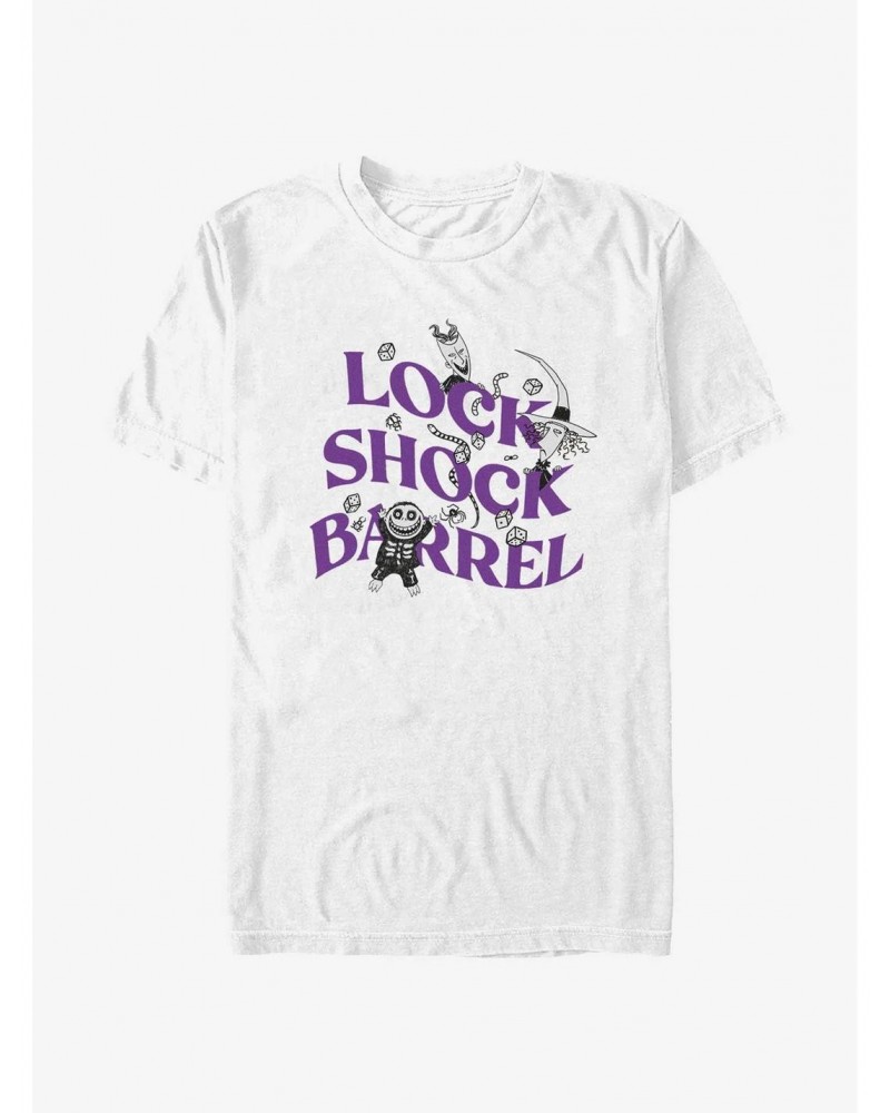 Disney The Nightmare Before Christmas Tricksters Three Lock, Shock, & Barrel T-Shirt $8.13 T-Shirts