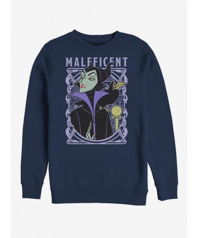 Disney Sleeping Beauty Maleficent Color Crew Sweatshirt $17.34 Sweatshirts