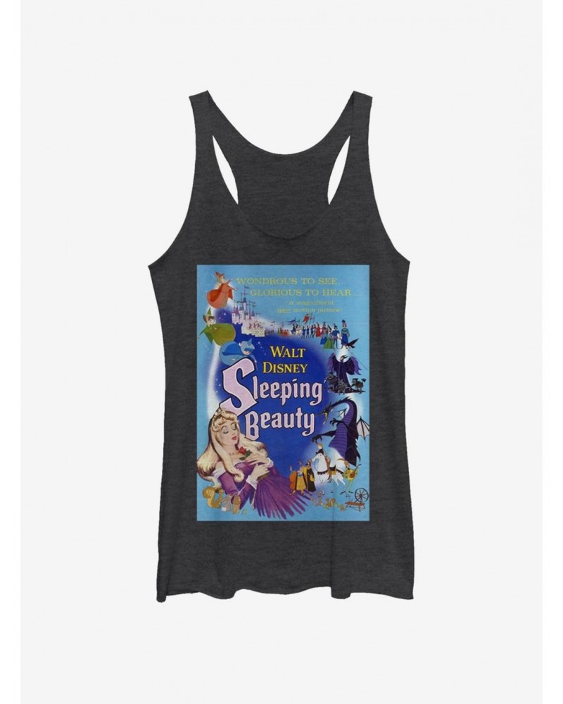 Disney Villains Maleficent Blue Sleeping Beauty Poster Girls Tank $9.32 Tanks