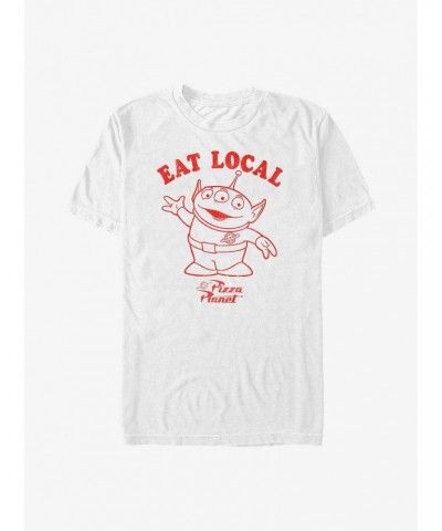 Disney Pixar Toy Story Alien Eat Local Pizza Planet T-Shirt $11.71 T-Shirts