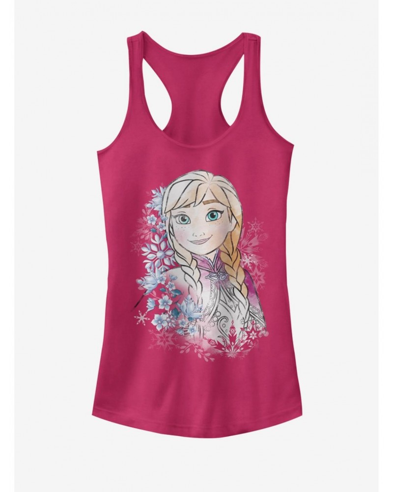 Disney Frozen Anna Flowers Girls Tank $9.71 Tanks