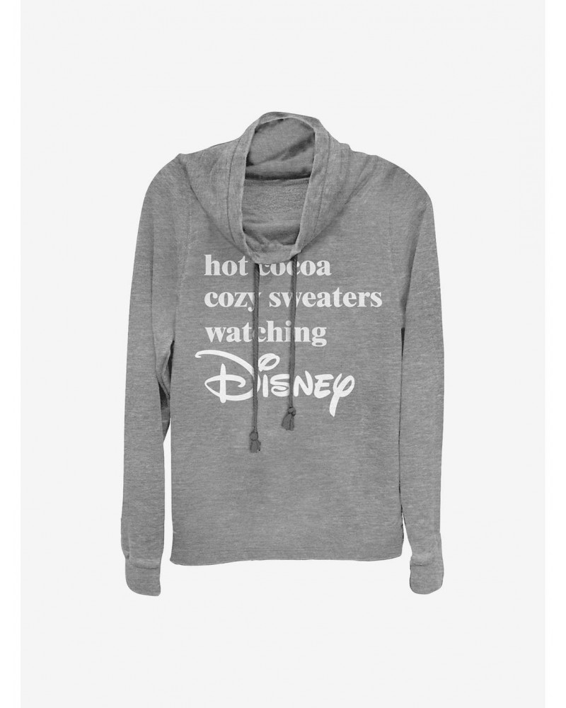 Disney Channel Cozy Vibes Cowlneck Long-Sleeve Girls Top $16.16 Tops