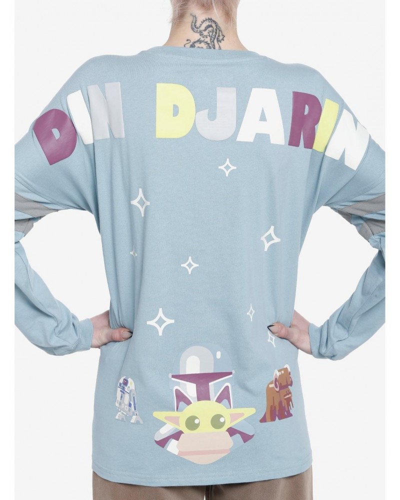 Her Universe Star Wars The Mandalorian Din Djarin Girls Athletic Jersey $11.07 Jerseys