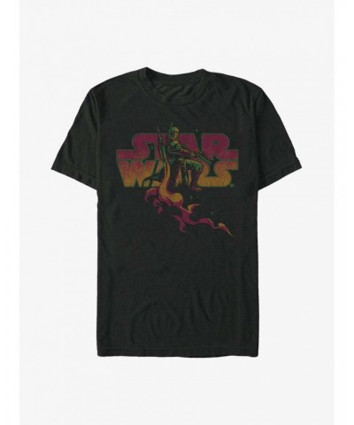 Star Wars The Book Of Boba Fett Logo Fett T-Shirt $11.23 T-Shirts