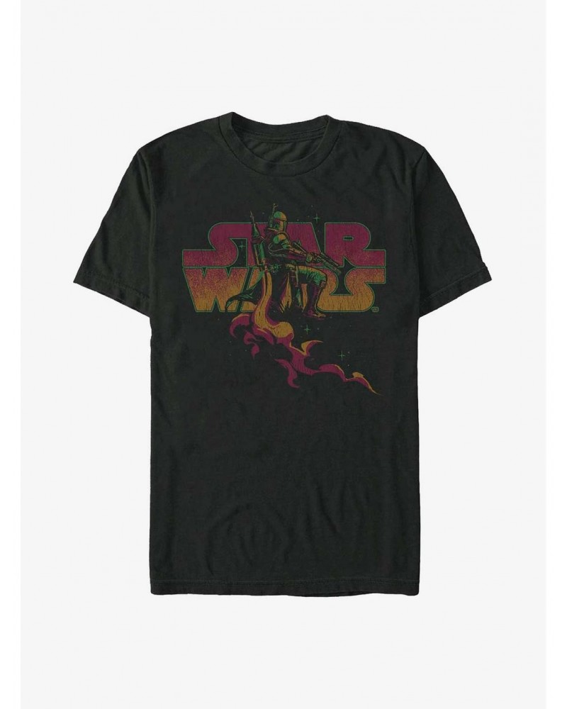 Star Wars The Book Of Boba Fett Logo Fett T-Shirt $11.23 T-Shirts